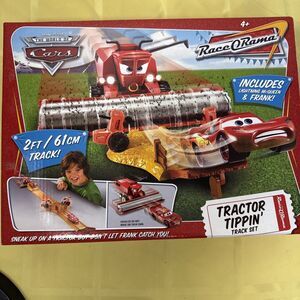 Cars Race O Rama Tractor Tippin Tack Set New  Disney Pixar Lightning McQueen